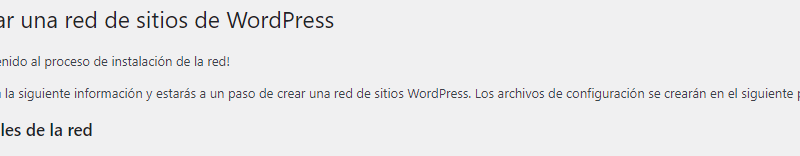 WordPress multisitio o multisite